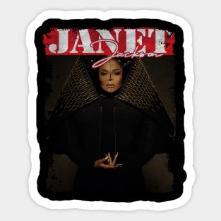 TEXTURE ART- JANET JACKSON Sticker